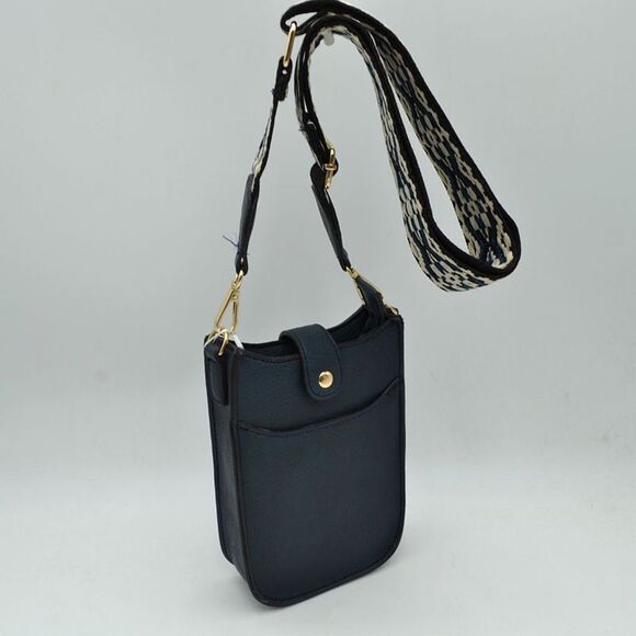 Fold-over Closure Cellphone Crossbody Handbag - Picture 1 of 4